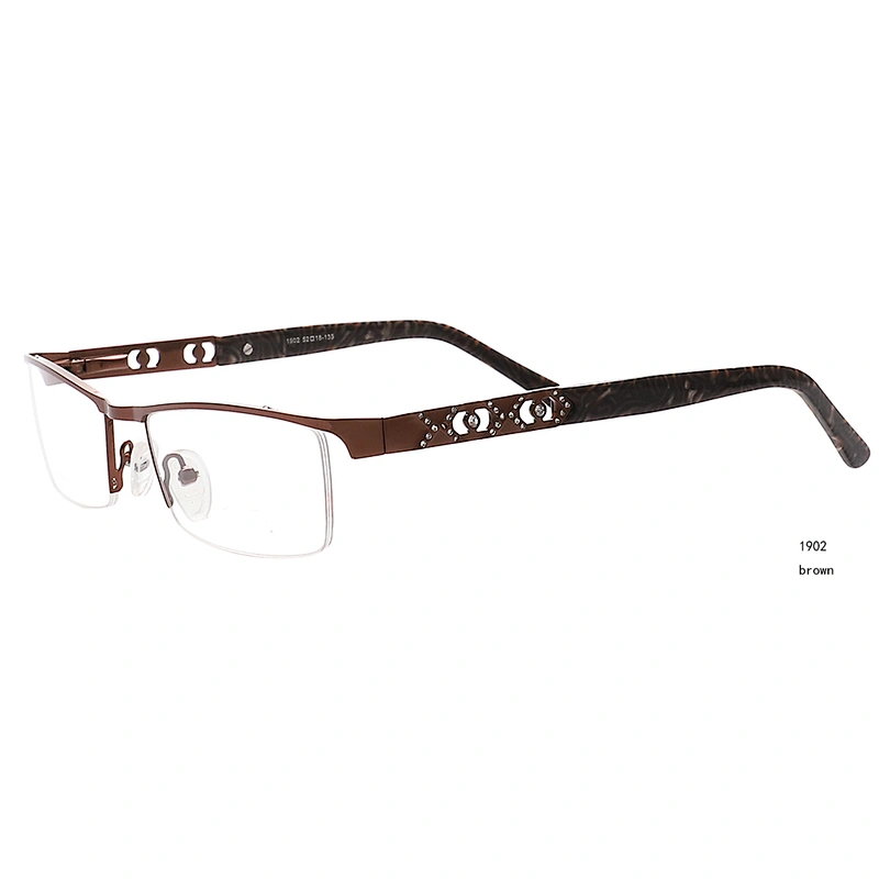 Best quality stainless steel optical diamond eyeglasses frames for men and women