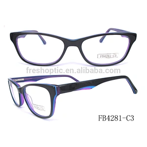 FB4281 Changeable color eyeglass frames fashion acetate optical frame