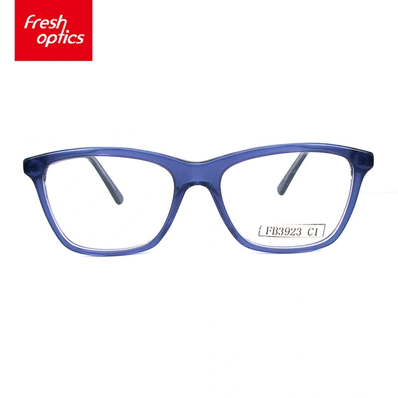 FB3923 Wholesale Unisex Design Pure Color Acetate Eyeglasses