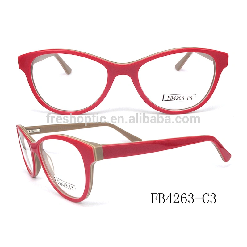 FB4263 China wholesale optical eyeglasses frame acetate eyeglasses frame