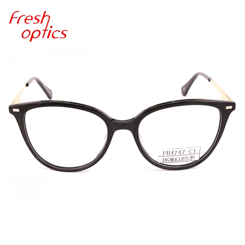 FB4747 fashion cat shape optical frame high quantity acetate eyeglasses in wenzhou