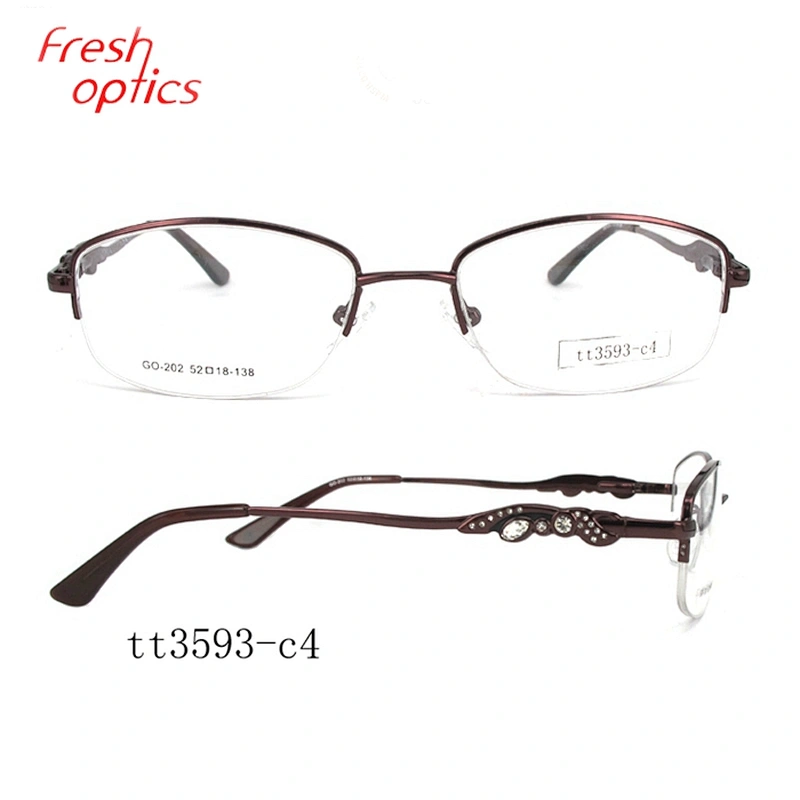 European standard diamond matel optical frames wholesale 2019