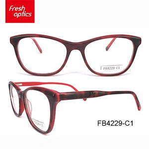 FB4229 Acetate frames colorful edge glasses for men