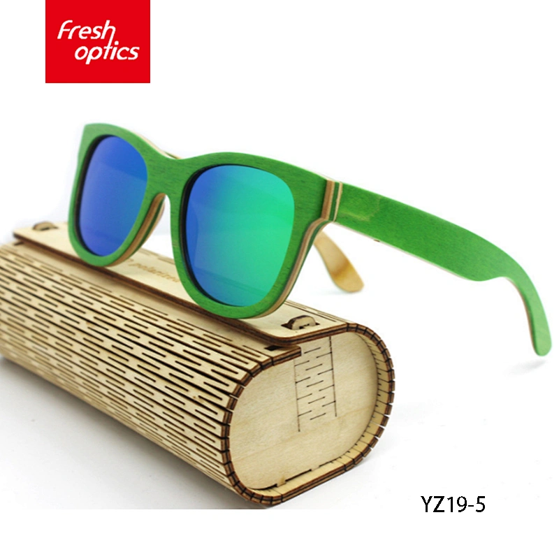 YZ19 Harmful light barrier eco wooden sunglasses polarized