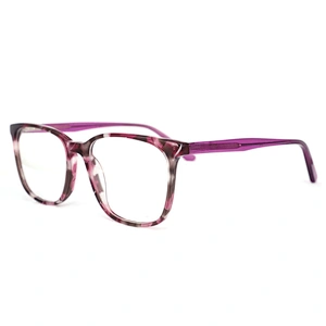 FB5390 China wholesale eyeglasses frame fashion design optical eyewear frame acetate spectacle frame