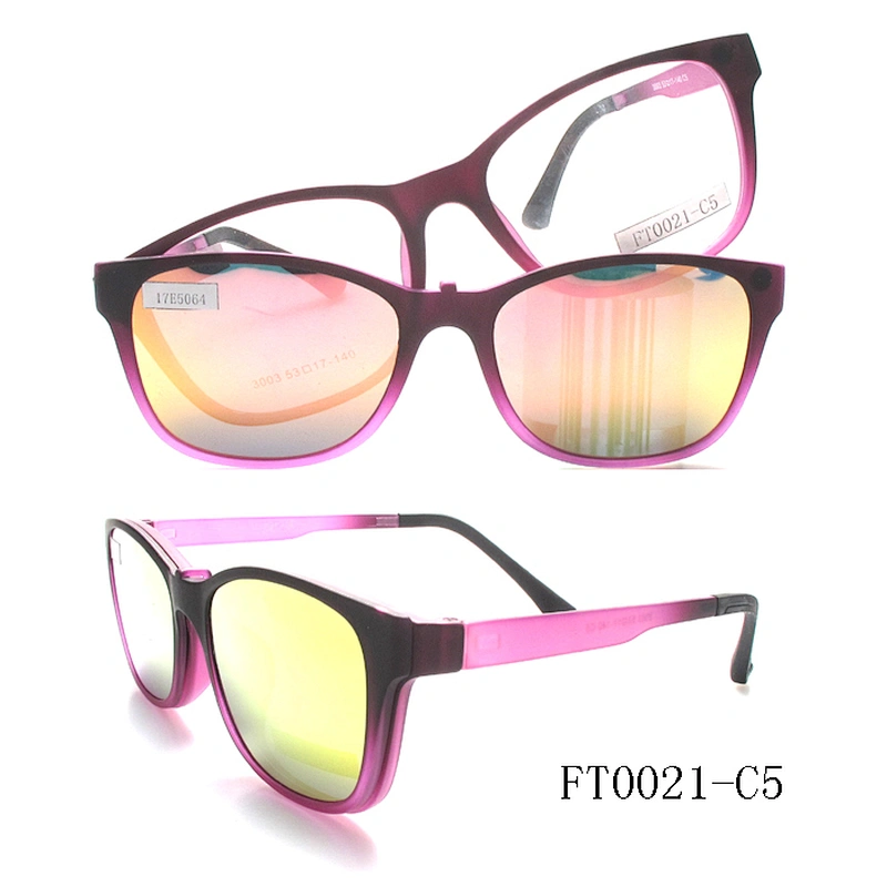 TR90 clip-on sunglasses in stock polarized lenses