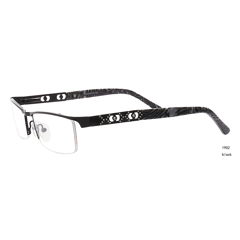 Best quality stainless steel optical diamond eyeglasses frames for men and women