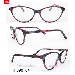 New arrival acetate material frame customer logo brand optical frame eyeglass