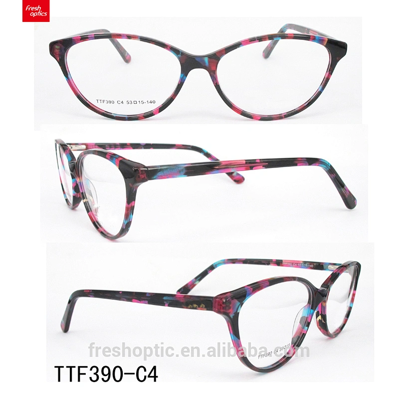 New arrival acetate material frame customer logo brand optical frame eyeglass