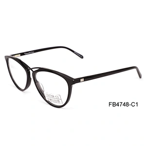 FB4748 Wholesale latest trendy acetate optical spectacles frames for ladies