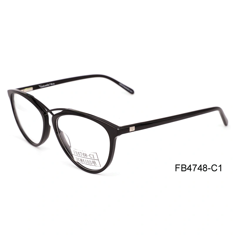 FB4748 Wholesale latest trendy acetate optical spectacles frames for ladies