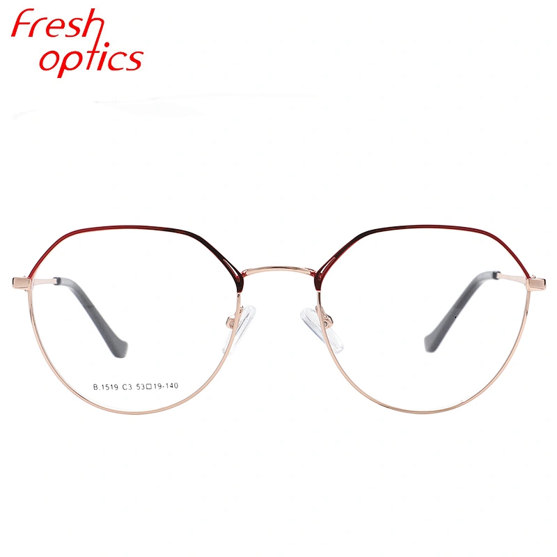 Italy design progressive specs clear lens silver optical frames eyeglasses men women