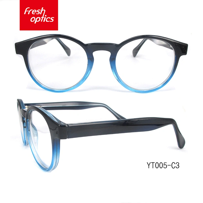 YT007 Fashion newest japanese eyewear brands prescription glasses eyeglass frame factory