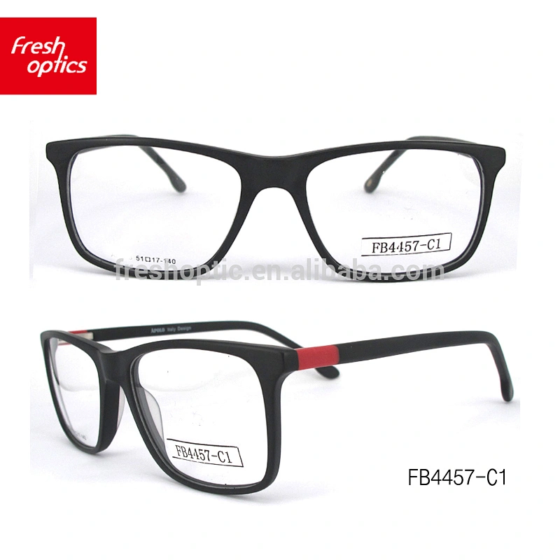 FB4457 china promotion custom logo glasses frame cheap acetate eyeglasses frame