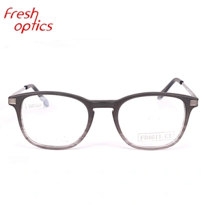 FB4611 Wholesale Unisex Design Pure Color Acetate Eyeglasses