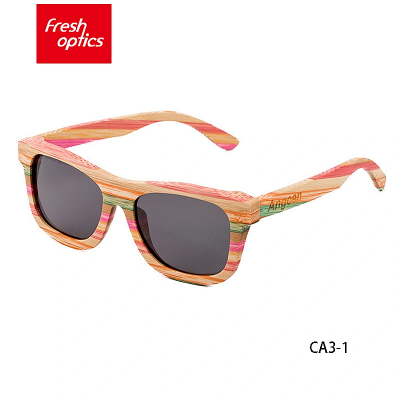CA-3 Cheap price polarized wood sunglasses woman