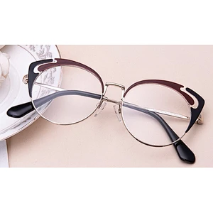 Colorful cat eye glasses metal designer CE optical eyeglasses frames for women