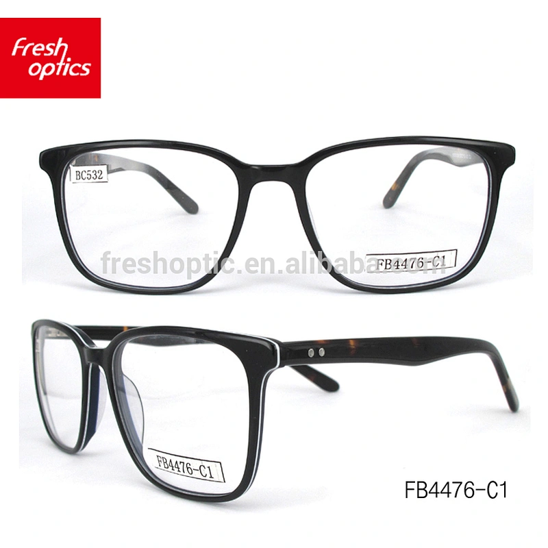 FB4476 classic style reading glass cheap price acetate optical frame eyewear frame for man