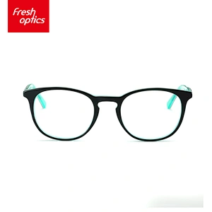 FB3756 Colorful Branded Acetate Round Eyewear Optical Glasses