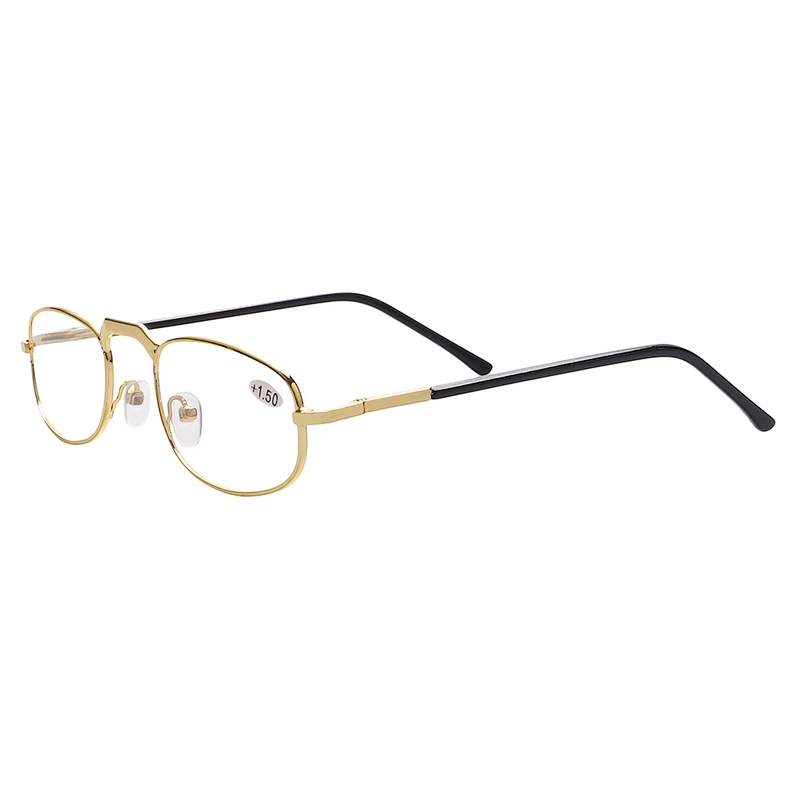 Cheap prescription metal frames iron reading glasses for men and women ready to ship