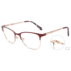 Best quality ready stock metal optical glasses manufacture eye frames