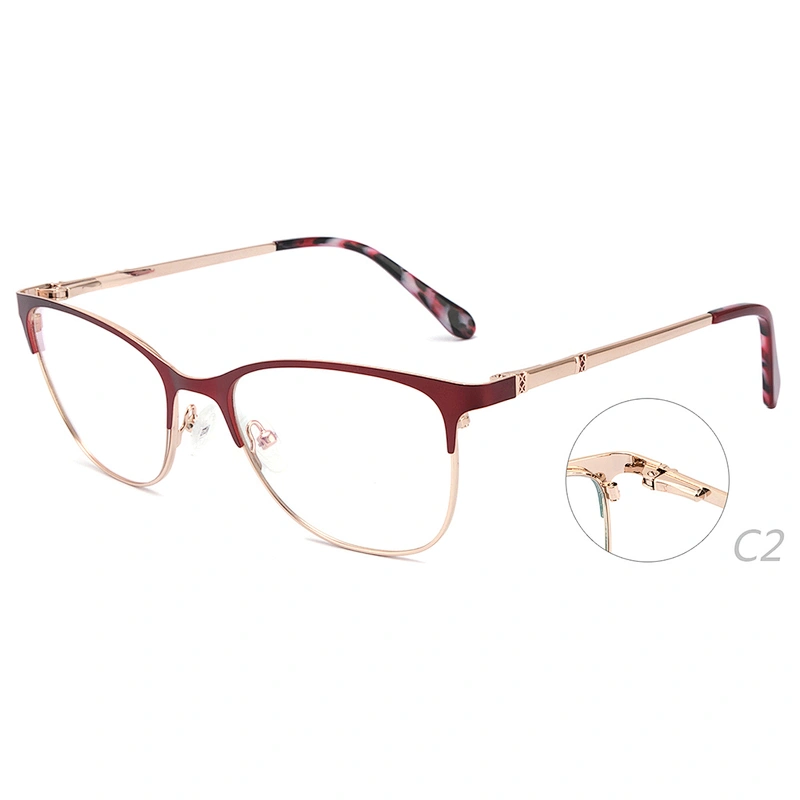 Best quality ready stock metal optical glasses manufacture eye frames