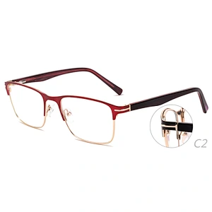 spectacles square metal optical frames glasses ready stock