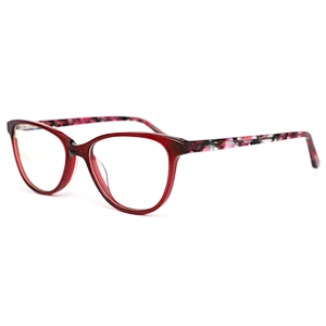 FB5387 China eyeglass manufacturer beautiful optical frames fashion acetate material frame
