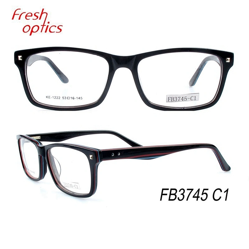 China custom italy acetate optical glasses fashion eyewear