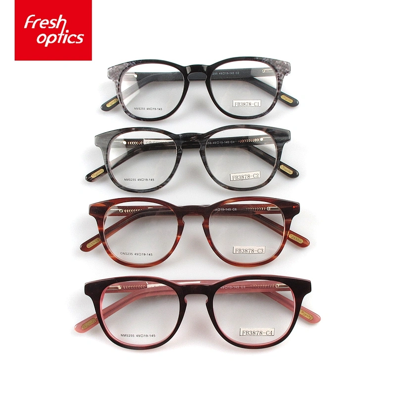 FB3878 Translucent Fashion Ideal Acetate Optical Frame