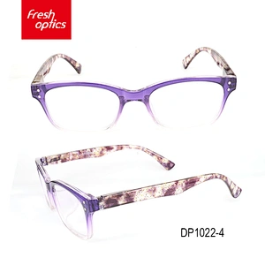 DP1022 Attractive price new type cheap round reading glasses with led lights
