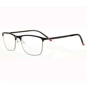 Fashionable half frame eyeglasses