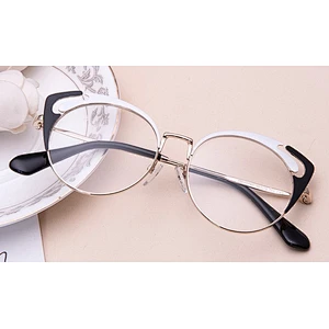 Colorful cat eye glasses metal designer CE optical eyeglasses frames for women
