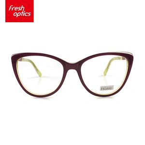 FB3888 Acetate Colorful Italiy Eyewear Frames For Young Girl