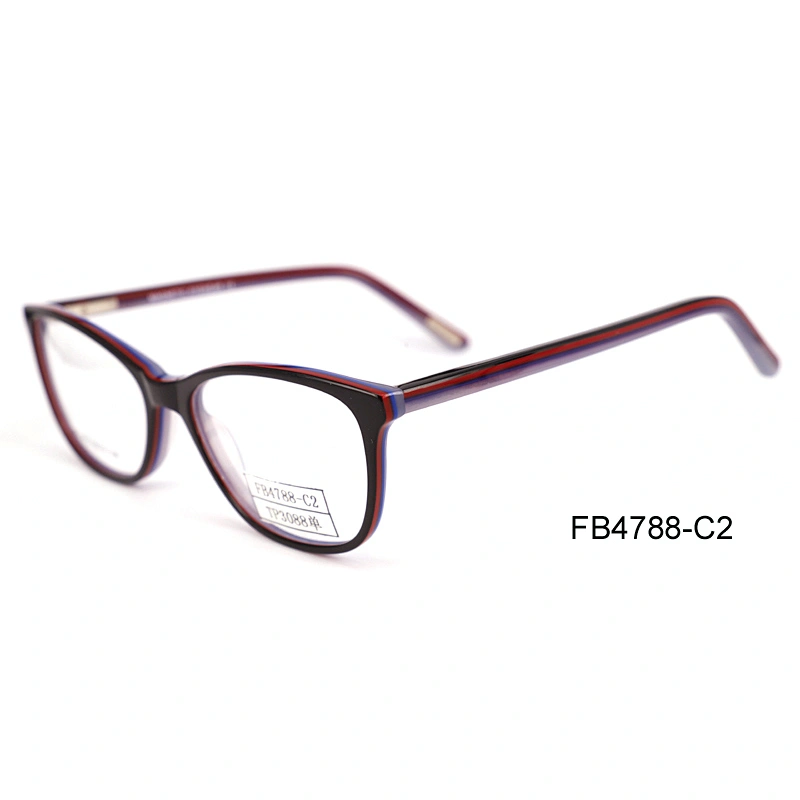 FB4788 Acetate reading glasses fashion optical frames italian eyewear for women