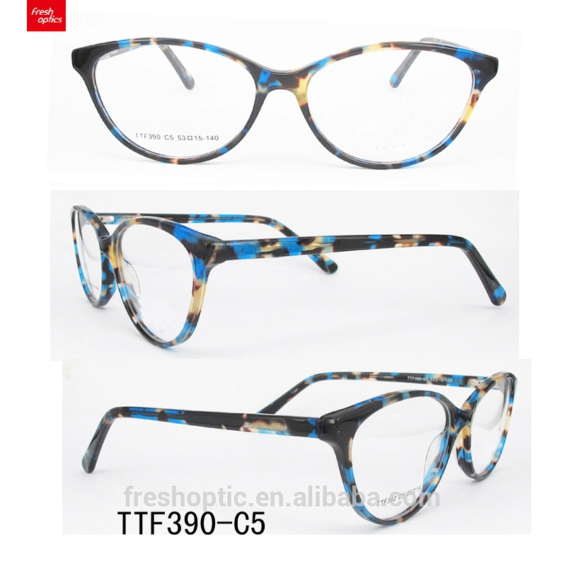 New arrival acetate material frame customer logo brand optical frame eyeglass