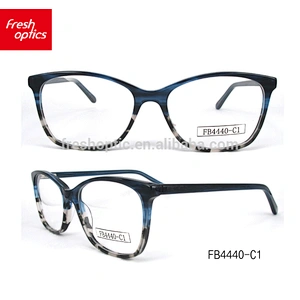 FB4440 Fashion designer eyeglasses acetate frame material optical frames wholesale