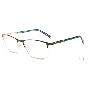 AM2010 China factory bulk metal optical frame stainless steel eyeglass in high quality Ready stocks