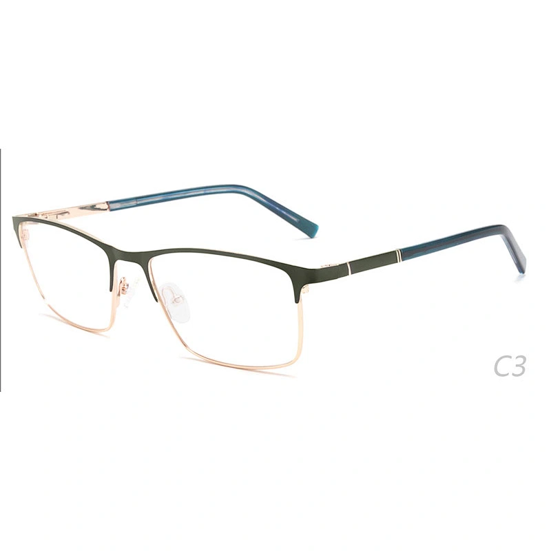 AM2010 China factory bulk metal optical frame stainless steel eyeglass in high quality Ready stocks