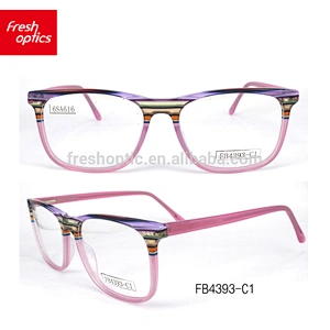 FB4393 Acetate Cheap prescription glasses full rim fashion eyewear eyeglasses frame