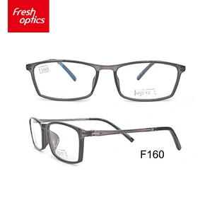 F160 Hot selling high quality square tr90 eyeglass frames ready stock optical frames