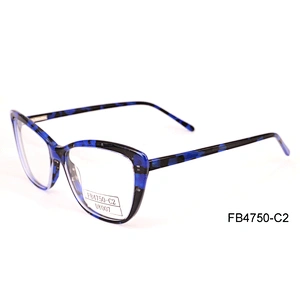 FB4750 Girl Fashion Eyewear Frames, Purple Optics Frames with Heart Shape Design