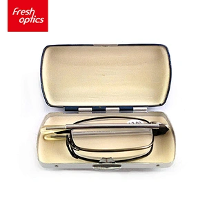 Low price top quality men metal folding reading glasses