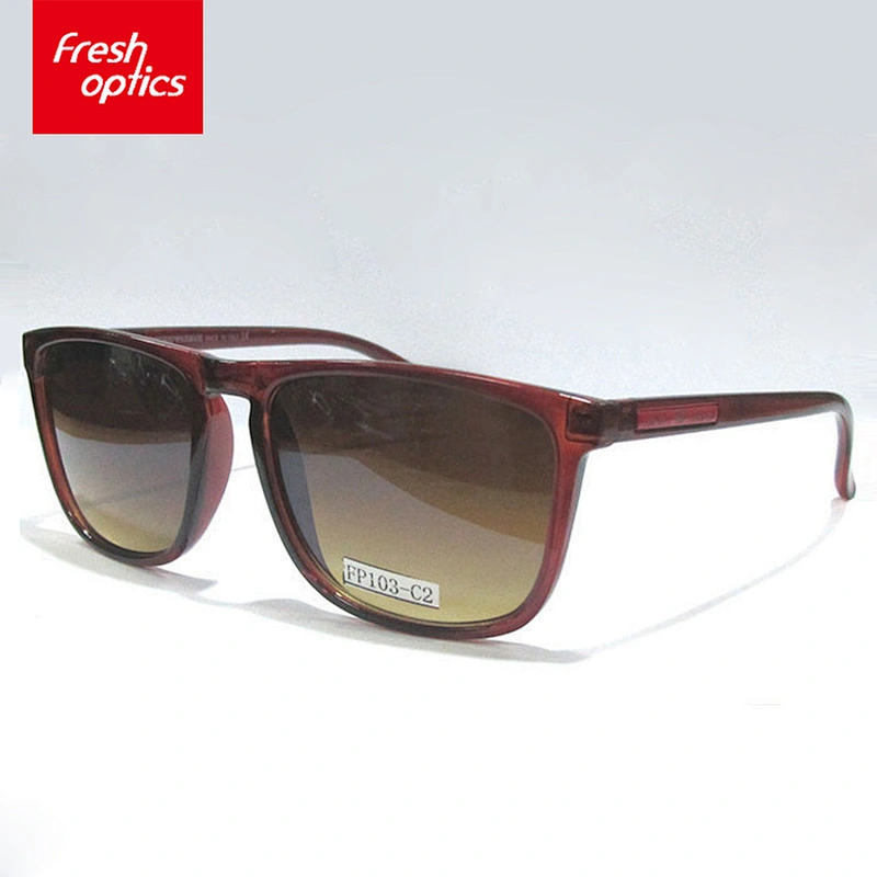 New excellent quality colorful plastic magnet square sunglasses