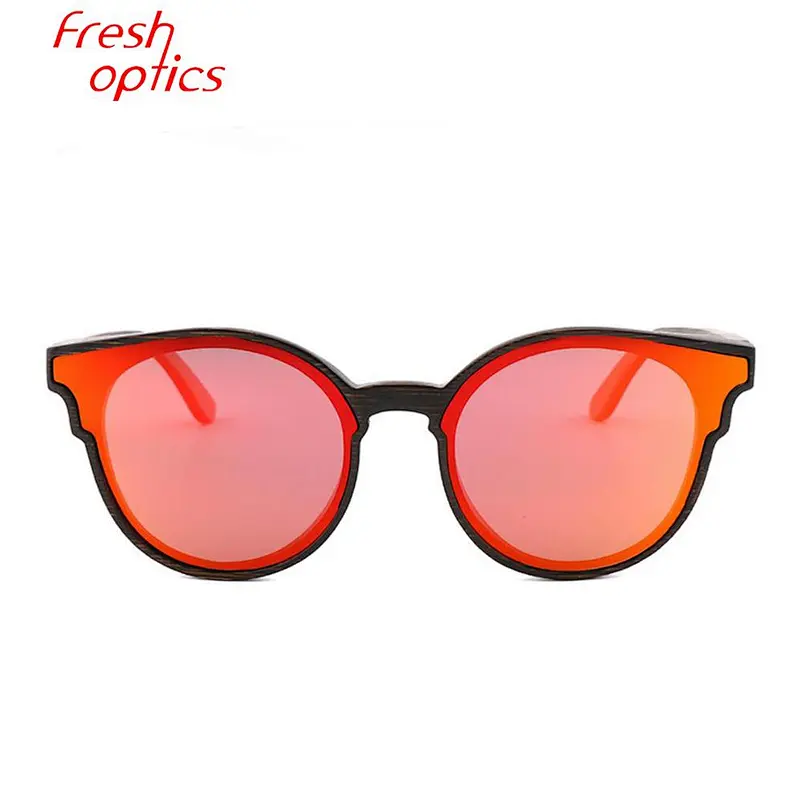 Wholesale Custom Free logo UV400 bamboo polarized wood sunglasses
