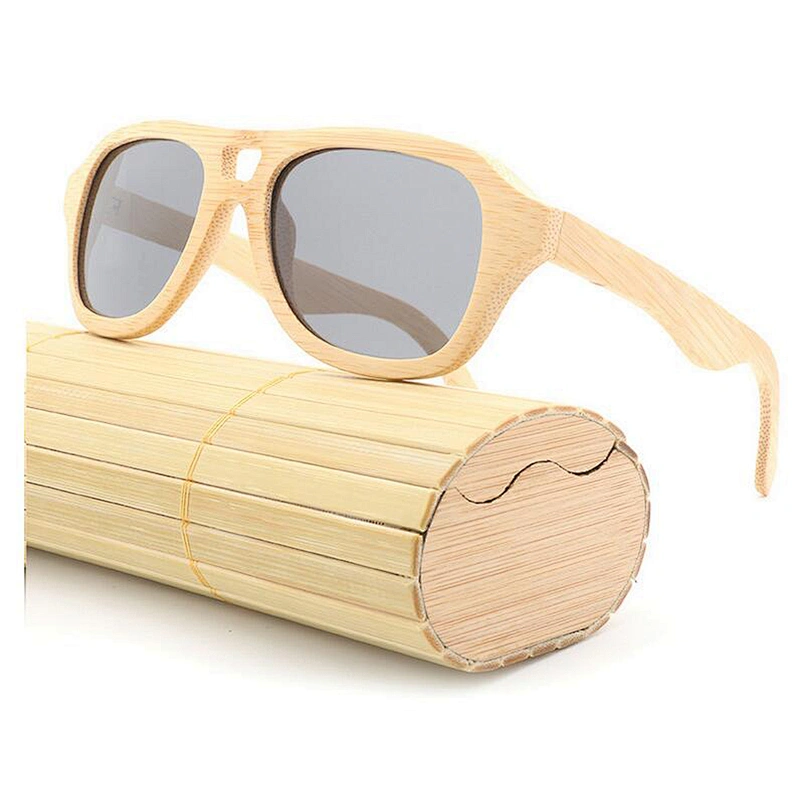 China handmade bamboo sun glasses with polarized lens sunglasses custom manufacture