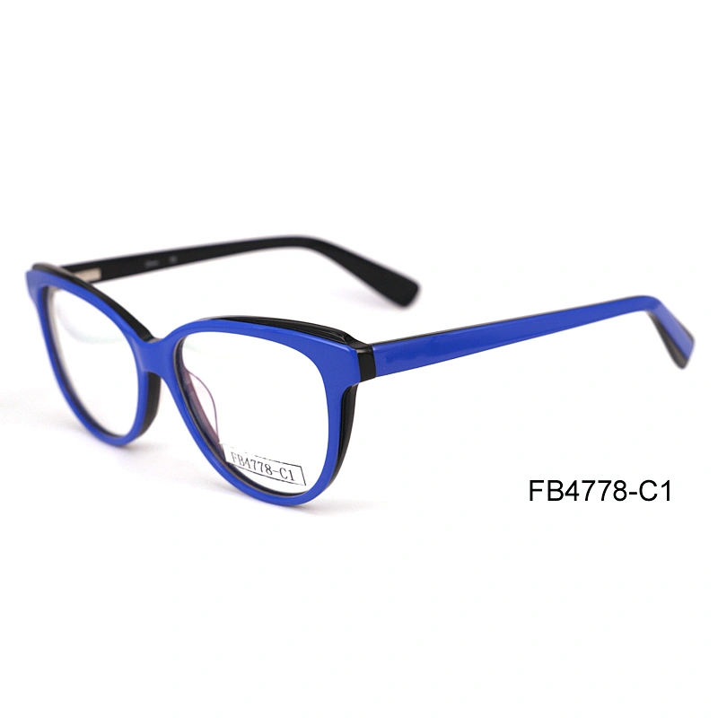 FB4778 Acetate lamination stripe color fashionable euramerican optical frames women style