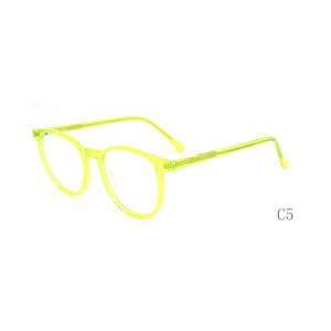 F1720 Latest style width temple acetate optical eyewear frame Ready goods