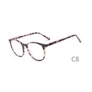 F1720 Latest style width temple acetate optical eyewear frame Ready goods