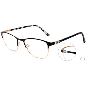 full-rim prescription metal optical glasses frame ready stock